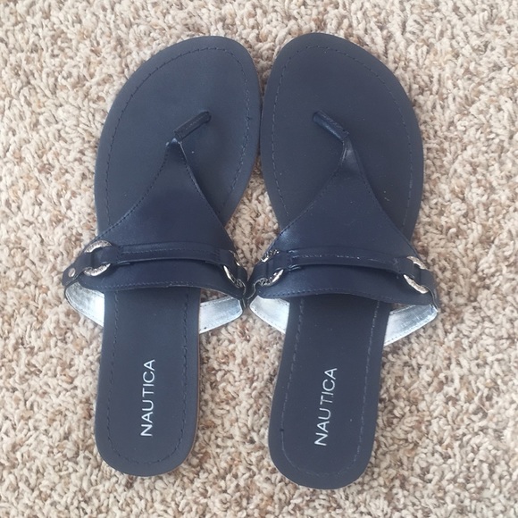 nautica flip flops womens